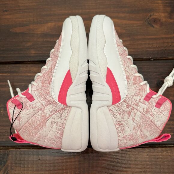 Air Jordan 12 Retro GS Arctic Pink Punch Shoes - Picture 5 of 9
